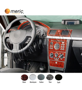 Meriç® Opel Meriva Ön Torpido Kaplama Maun 17 Parça 2003-2007 (Maun)