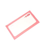 Tkgz Huawei Uyumlu P20 PRO Arka Pil Batarya Kapağı (CAM) PEMBE