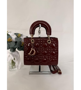 Mini Kapitone El ve Omuz Çantası Modelleri (Bordo)