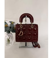 Mini Kapitone El ve Omuz Çantası Modelleri (Bordo)