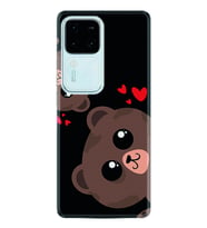 Vivo V30 Kılıf Silikon Desen Özel Seri Love Animals 1780