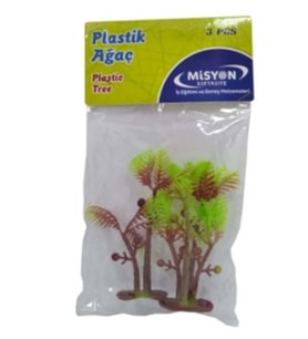 Misyon Plastik Maket Ağaç 3Lü 8Cm Msy-3007 - 2 paket