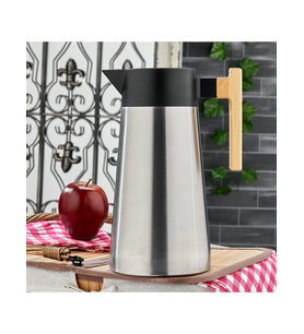 2LT BAMBU SAP ÇELİK TERMOS INOX SERİSİ 12 SAAT SICAK - 24 SAAT SOĞUK ÇİFT CONTALI KAPAK (5343)