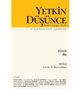 Yetkin Düşünce Dergi 28.Sayı Ekim-Kasım-Aralık 2024 (STD)