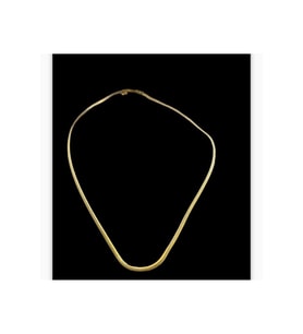 Çelik Gold İnce İtalyan Zinciri Kolye 60 cm