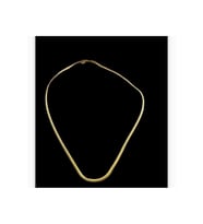 Çelik Gold İnce İtalyan Zinciri Kolye 60 cm