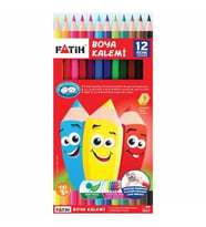 Fatih 12 Renk Tam Boy Kuru Boya Kalemi (33112)