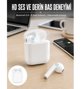 2.Nesil TWS Bluetooth Kulaklık Yüksek Ses Kaliteli Yeni Nesil