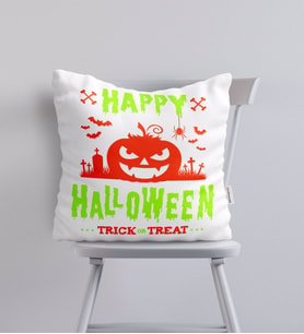 BK Gift Happy Halloween Tasarımlı Yastık-8