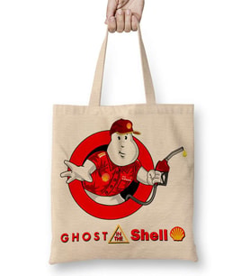 Ghost in The Shell Bez Çanta Uzun Saplı
