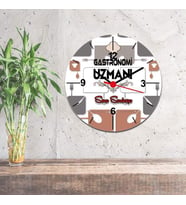 Gastronomi Uzmanı Duvar Saati