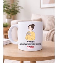 Kişiye Özel Kupa - Artık Sadece Beni Mutlu Eden Şeylere Müsaitim