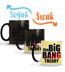 The Big Bang Theory ''Bazinga!!!'' Sihirli Kupa Bardak Porselen