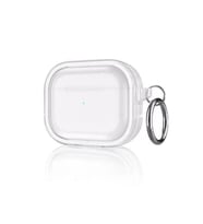 Airpods Pro 2 (2.nesil) Shiny Şeffaf Kılıf - Beyaz