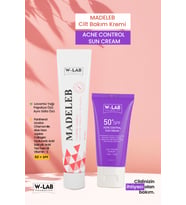 W-Lab Kozmetik Madeleb Krem 40 ml ve W Lab Akne Kontrol Güneş Kremi 50 Ml