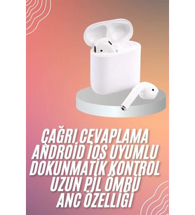 Yeni Nesil Dokunmatik Kontrol Çağrı Cevaplayabilen Kablosuz Bluetooth Kulaklık