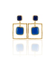 Kadir Jewellery 22 Ayar Altın Kaplama Kadın Sallantılı Küpe -El İşçiliği Ve Hipoalerjenik Küpe
