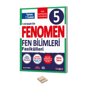 5. Sınıf Fen Bilimleri Fasikülleri ve Telefon Standı
