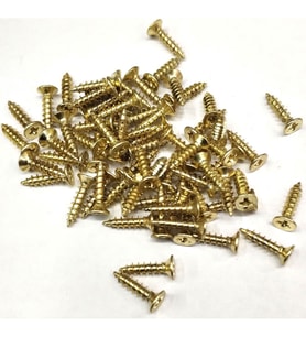Sarı 1000 Adet Klips Vidası 2,3x9,5 mm YHB, İthal - Konik Başlı Kutu Ayak, Askı, Mini Vida