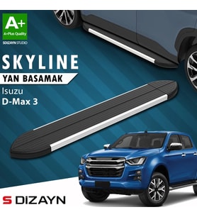 Isuzu D-Max 3 Skyline Aluminyum Yan Basamak 203 Cm 2019 Üzeri A+ Kalite
