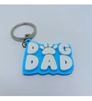 Dog Dad - Mavi - Anahtarlık