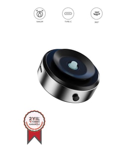 Torima X8Q Gümüş Çift Taraflı Manyetik Adsorpsiyon Vakumlu Kompakt Telefonu Tutucu