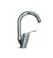 Okyanus Mix Kısa Kuğu Lavabo Bataryası – Krom Kaplama Lavabo Musluğu
