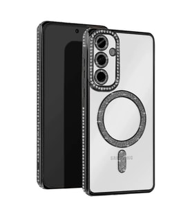 Samsung Galaxy A17 5g Joke Simli Magneticsafe Kılıf - Siyah
