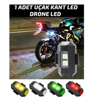 7 Renkli Rgb Led Motosiklet Uyarı Kaza Önleyici Mini Pilli Sinyal Led Drone Led Uçak Kanat Led