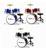 Rhythm Percussion Çocuk Baterisi Şarap Kırmızı
