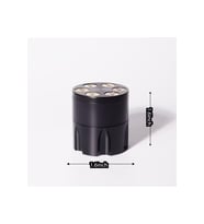 42 mm Tam Metal Grinder, Şık Tasarım ve Plastik Hazne ile Kullanım Kolaylığı