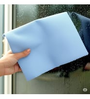 Wikro Desenli Kumaş 50x70 CM Battal Boy İz Bırakmaz Mikrofiber Cam Bezi 3'lü Set