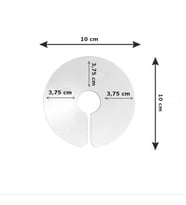 Elizabet Şeffaf Kuş Yakalığı 3.75 cm-10 cm Standart