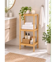Bambu Raf Ünitesi,mutfak Rafı,banyo Rafı,çok Amaçlı Raf Ünitesi, çiçeklik,düzenleyici 33-36-80 Cm