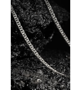 Barlı Forsa Model Gümüş Zincir 3,40 Mm Genişlik