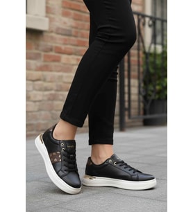 United Colors Of Benetton Beyaz Bağcıklı Kadın Sneaker BNI-12132 G