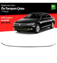 Volkswagen Passat Uyumlu B8 Krom Ön Tampon Çıtası 2015-2019