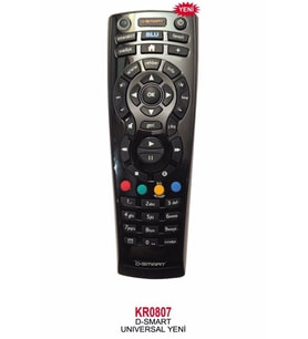 Uydu Kumandası D-smart Unıversal Yeni Receıver Uydu Kumandası Kr0807(uyumlu)