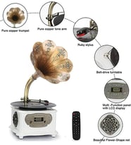 *ÜCRETSİZ KARGO Record Master – Wooden Classic Serisi RMJ-209C Pikap Beyaz – Radyo – Bluetooth – USB – 33, 45 Devir Plak Çalar - KARGO BEDAVA (Karışık)