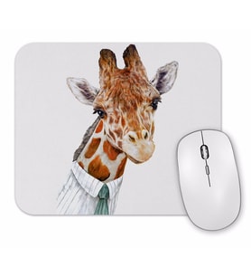 Uzun Zürafa Grafiği Mouse Pad