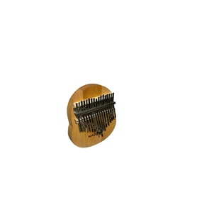 Rhythm Percussion MGKALG2 17 Tuşlu Kalimba Masif Gövde, Akort Çekici ve Aksesuarlar Dahil, Kristal Berraklığında Ses