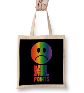 Nil Points Sad Face Bez Çanta Uzun Saplı