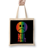 Nil Points Sad Face Bez Çanta Uzun Saplı