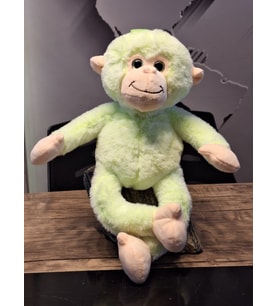 ÇOK ŞİRİN RENKLİ MAYMUNLAR 40CM (Fıstık Yeşili)