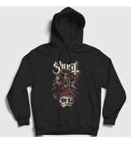 Presmono Unisex Siyah Demons Ghost Kapüşonlu Sweatshirt 51761tt