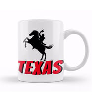 Texas Kupa Bardak Porselen