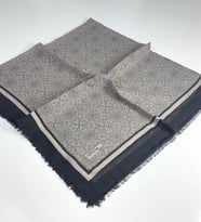 Emprime Koton Eşarp -6295 (Siyah-Vizon)