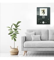 DECORITA Youtube Barkodlu Cam Tablo Tarkan - Beni Çok Sev 30cm x 40cm