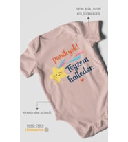Panik yok teyzem halleder Kısa Kollu Bebek Body %100 Pamuk