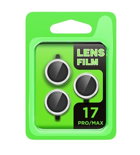 Uray store Apple iPhone 17 Pro Raze Metal Kamera Lens - Gümüş